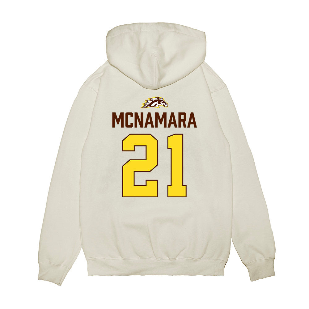 Western Michigan - NCAA Men's Ice Hockey : Luke McNamara - Vintage Shersey Premium Hooded Sweatshirt-1