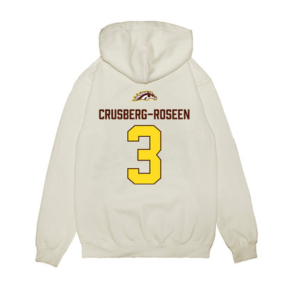 Western Michigan - NCAA Men's Ice Hockey : Cole Crusberg-Roseen - Vintage Shersey Premium Hooded Sweatshirt-1