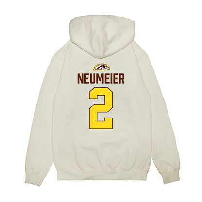Western Michigan - NCAA Men's Ice Hockey : Michael Neumeier - Vintage Shersey Premium Hooded Sweatshirt-1