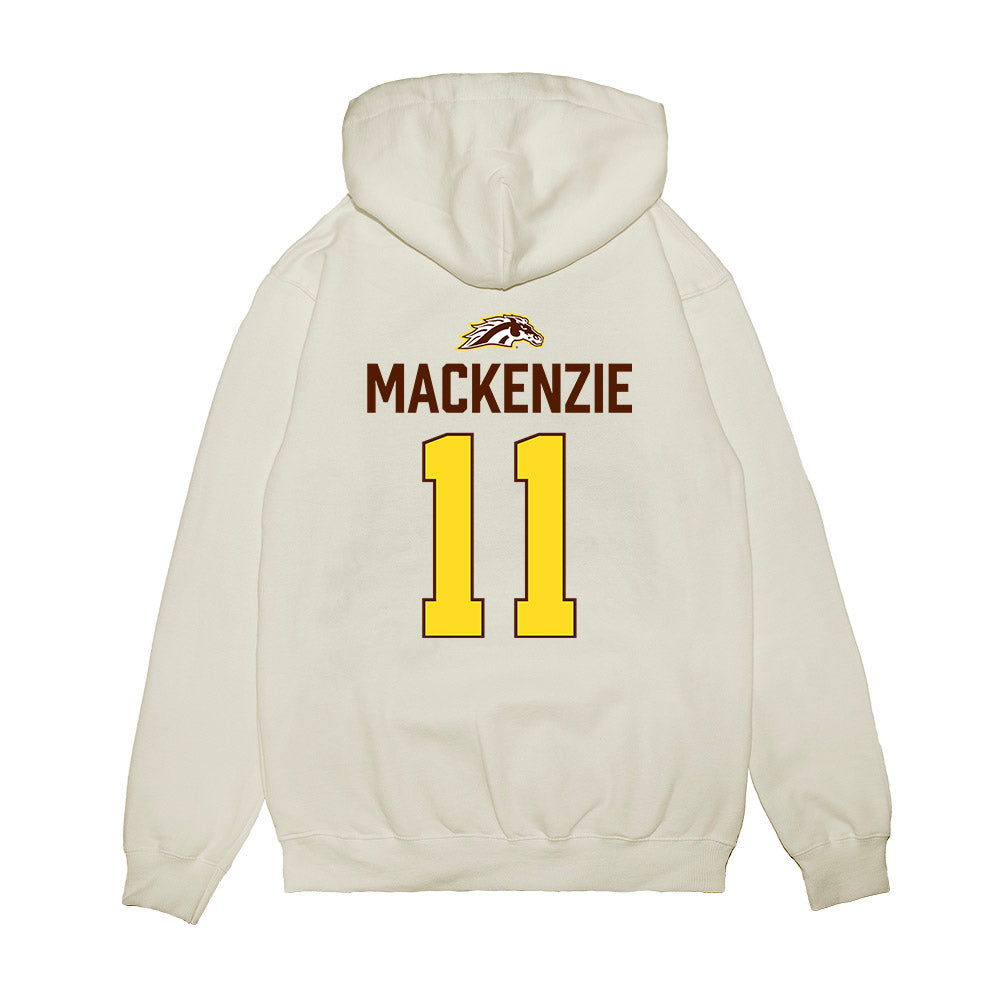 Western Michigan - NCAA Men's Ice Hockey : Tyler MacKenzie - Vintage Shersey Premium Hooded Sweatshirt-1