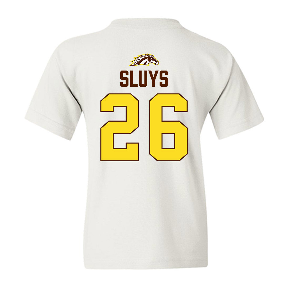 Western Michigan - NCAA Men's Ice Hockey : Jamison Sluys - Vintage Shersey Youth T-Shirt-1