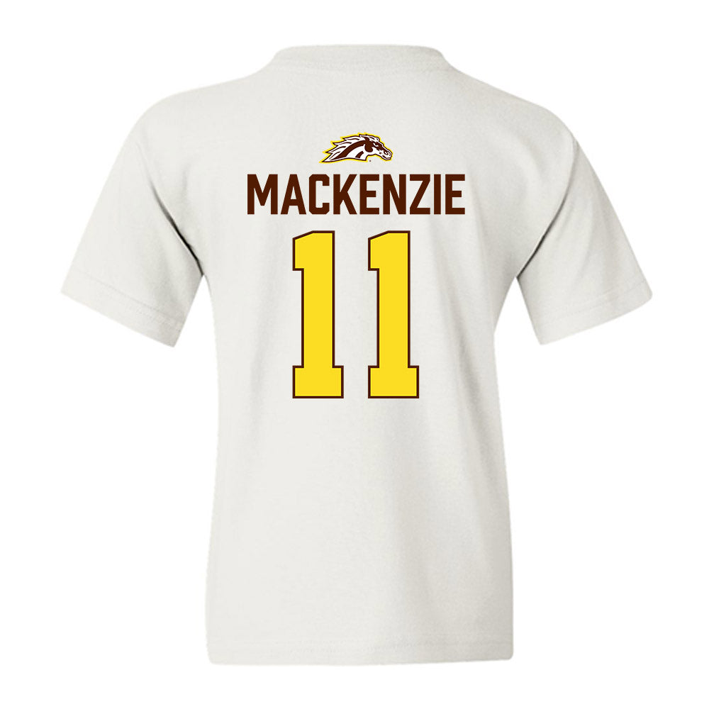 Western Michigan - NCAA Men's Ice Hockey : Tyler MacKenzie - Vintage Shersey Youth T-Shirt-1