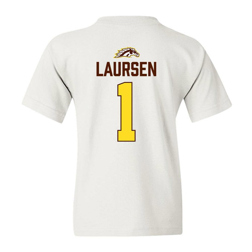Western Michigan - NCAA Men's Ice Hockey : Kirk Laursen - Vintage Shersey Youth T-Shirt-1