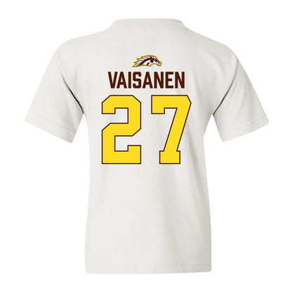 Western Michigan - NCAA Men's Ice Hockey : Joona Vaisanen - Vintage Shersey Youth T-Shirt-1