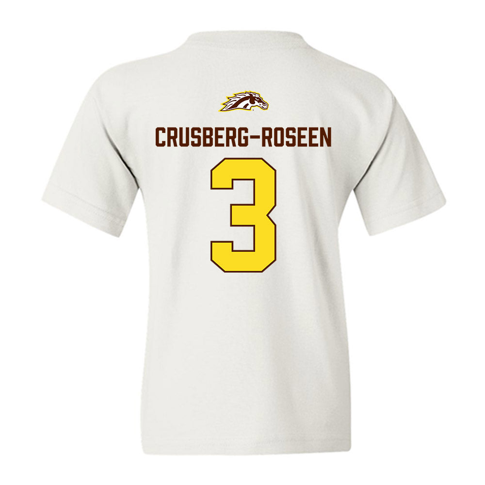 Western Michigan - NCAA Men's Ice Hockey : Cole Crusberg-Roseen - Vintage Shersey Youth T-Shirt-1