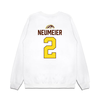 Western Michigan - NCAA Men's Ice Hockey : Michael Neumeier - Vintage Shersey Premium Crewneck Sweatshirt-1