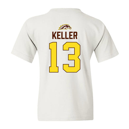 Western Michigan - NCAA Men's Ice Hockey : Jordan Keller - Vintage Shersey Youth T-Shirt-1