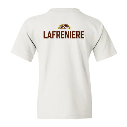 Western Michigan - NCAA Men's Ice Hockey : Tommy Lafreniere - Vintage Shersey Youth T-Shirt-1