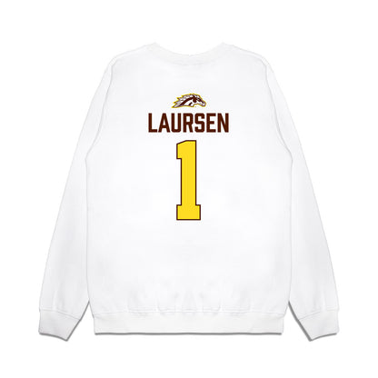 Western Michigan - NCAA Men's Ice Hockey : Kirk Laursen - Vintage Shersey Premium Crewneck Sweatshirt-1