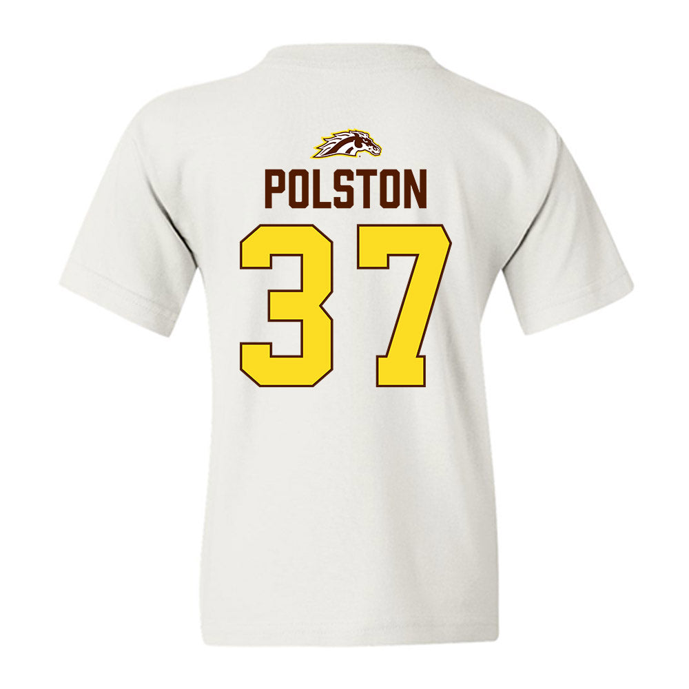 Western Michigan - NCAA Men's Ice Hockey : Michael Polston - Vintage Shersey Youth T-Shirt-1