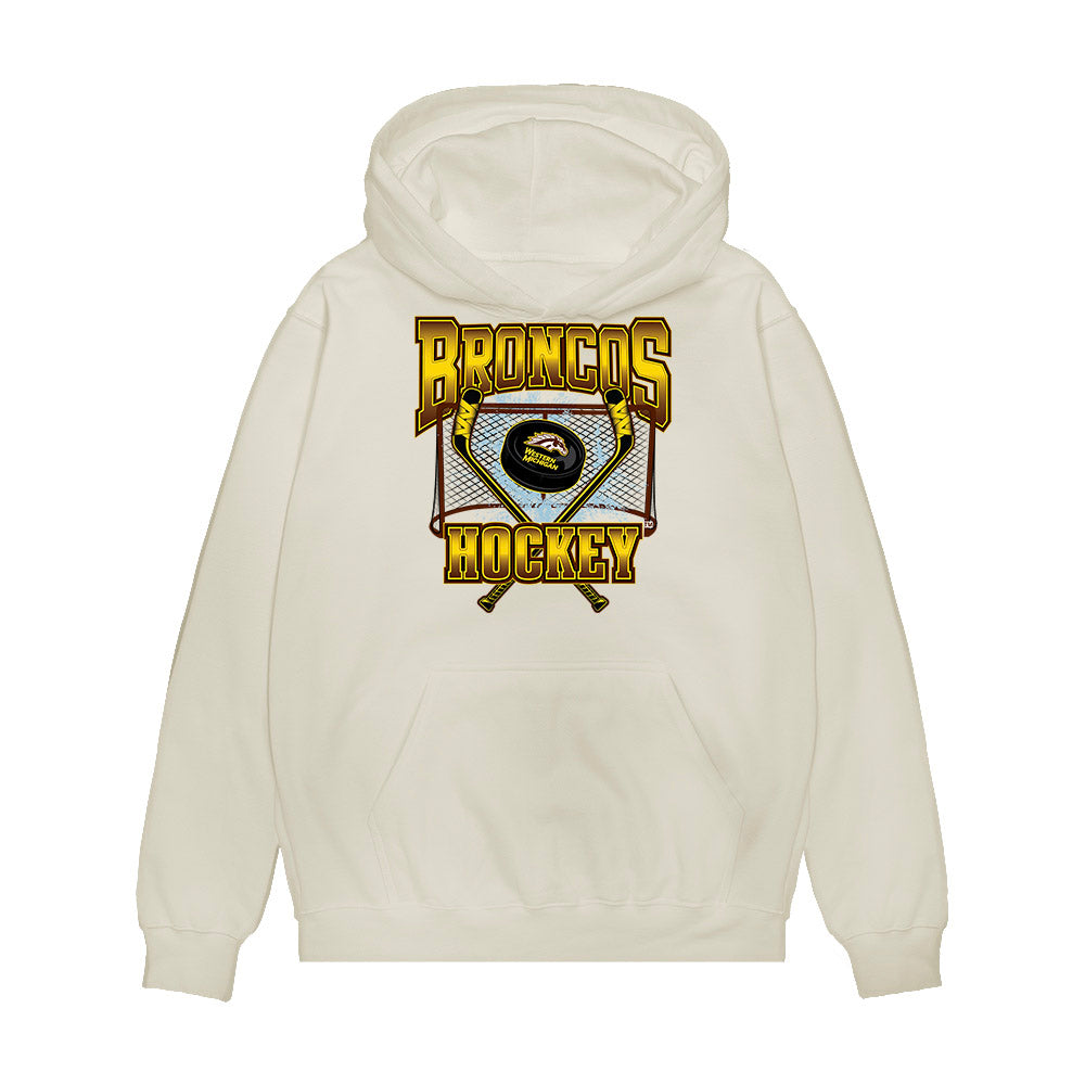 Western Michigan - NCAA Men's Ice Hockey : Tyler MacKenzie - Vintage Shersey Premium Hooded Sweatshirt-0