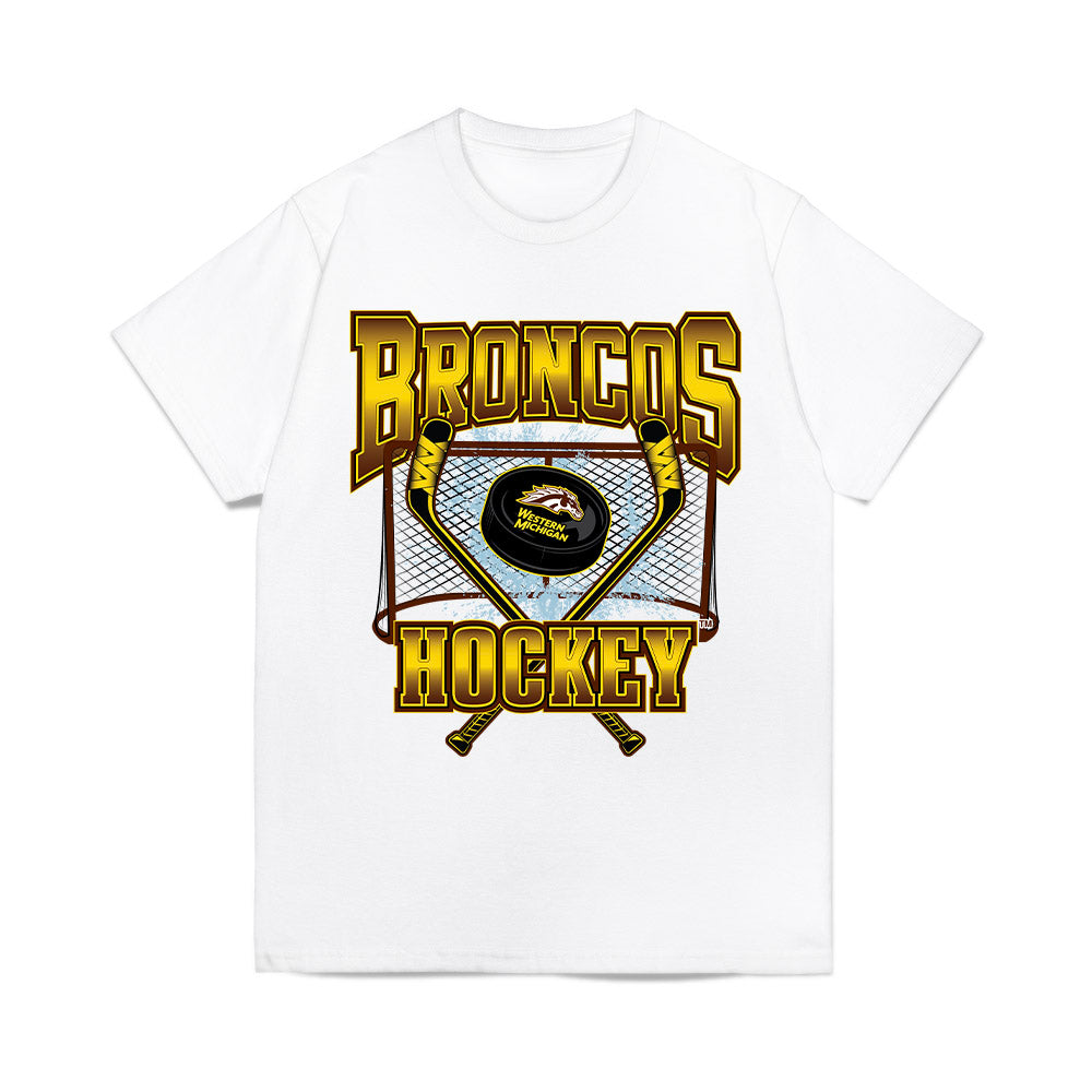 Western Michigan - NCAA Men's Ice Hockey : Standard Retail Vintage Shersey Comfort Colors T-Shirt-0