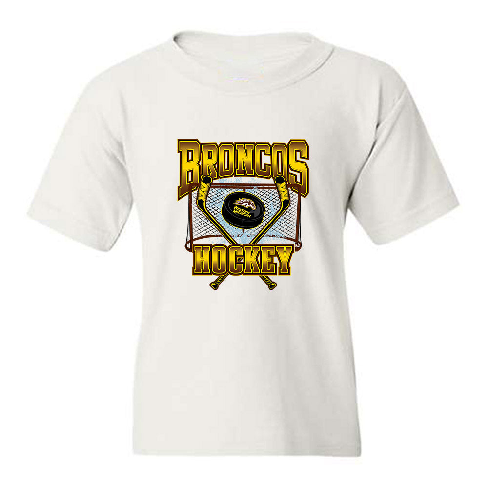 Western Michigan - NCAA Men's Ice Hockey : Tommy Lafreniere - Vintage Shersey Youth T-Shirt-0