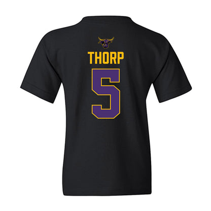 Minn. St. - NCAA Men's Ice Hockey : Gus Thorp - Vintage Shersey Youth T-Shirt-1