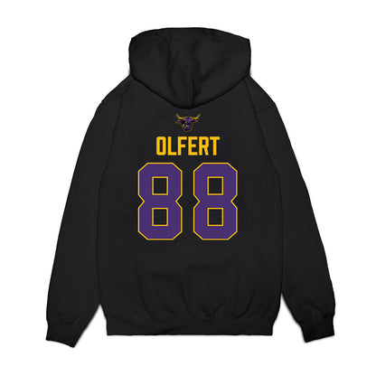 Minn. St. - NCAA Women's Ice Hockey : Katie Olfert - Vintage Shersey Premium Hooded Sweatshirt-1