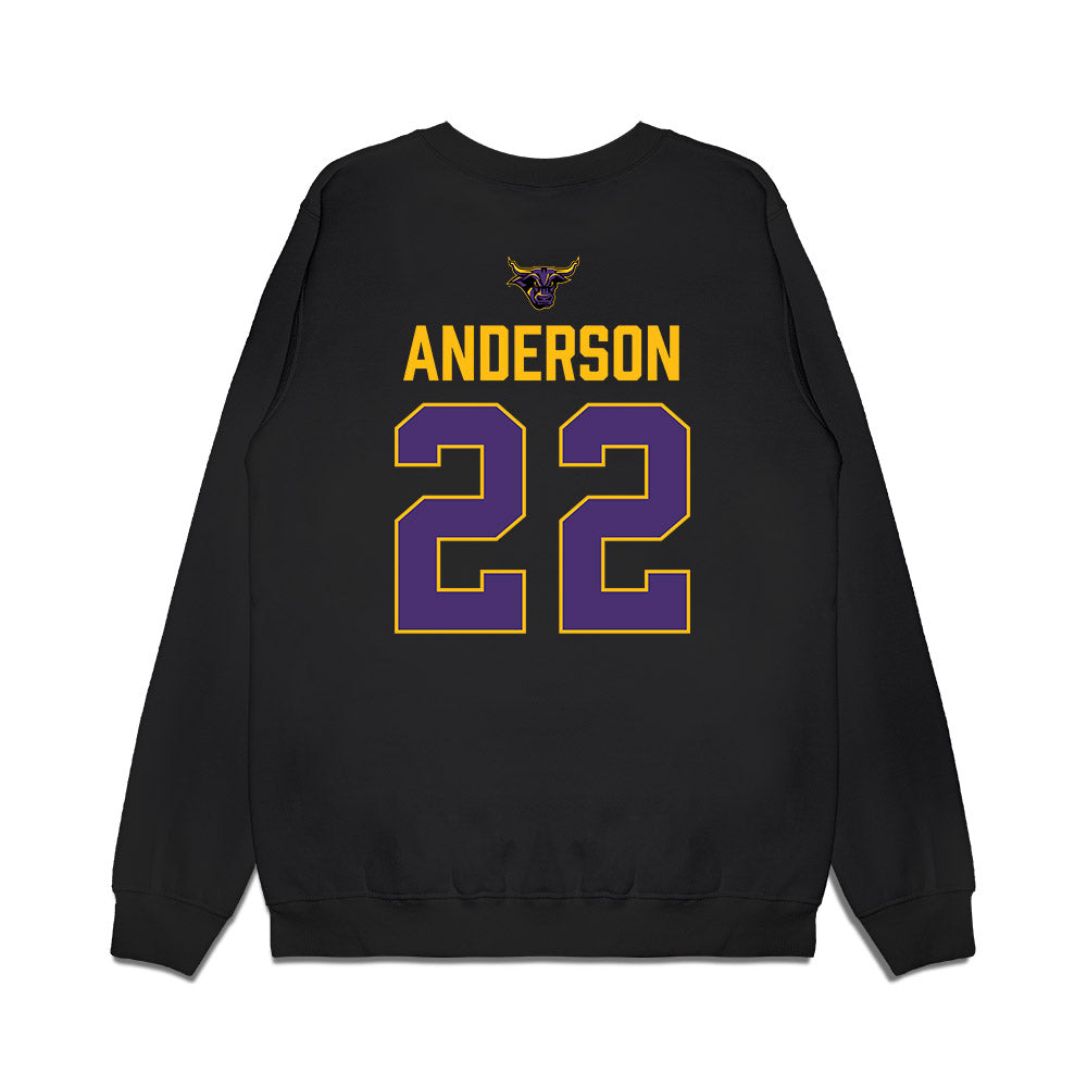 Minn. St. - NCAA Women's Ice Hockey : Tori Anderson - Vintage Shersey Premium Crewneck Sweatshirt-1