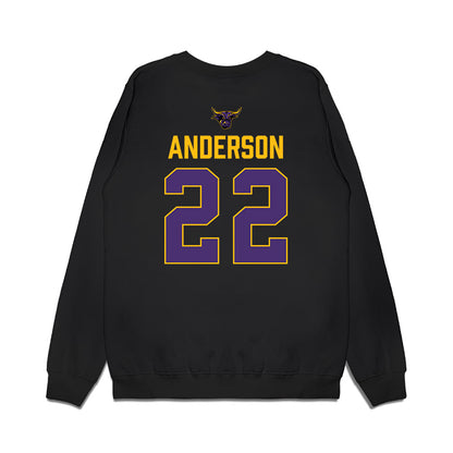 Minn. St. - NCAA Women's Ice Hockey : Tori Anderson - Vintage Shersey Premium Crewneck Sweatshirt-1