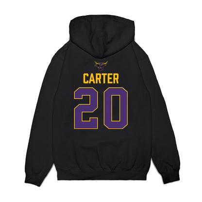 Minn. St. - NCAA Men's Ice Hockey : Cash Carter - Vintage Shersey Premium Hooded Sweatshirt-1