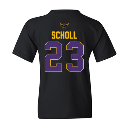 Minn. St. - NCAA Men's Ice Hockey : Sawyer Scholl - Vintage Shersey Youth T-Shirt-1