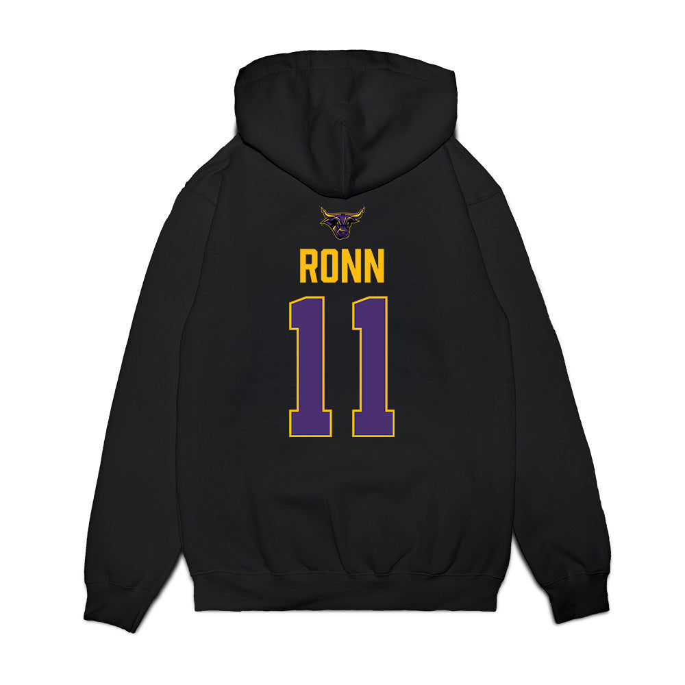 Minn. St. - NCAA Men's Ice Hockey : Jordan Ronn - Vintage Shersey Premium Hooded Sweatshirt-1