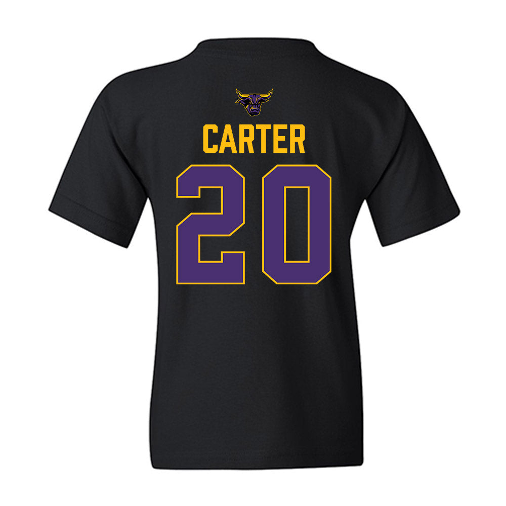 Minn. St. - NCAA Men's Ice Hockey : Cash Carter - Vintage Shersey Youth T-Shirt-1