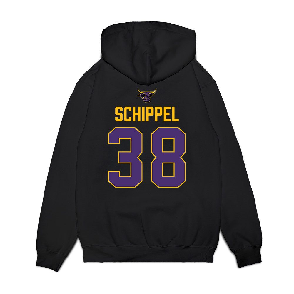 Minn. St. - NCAA Women's Ice Hockey : Jaya Schippel - Vintage Shersey Premium Hooded Sweatshirt-1