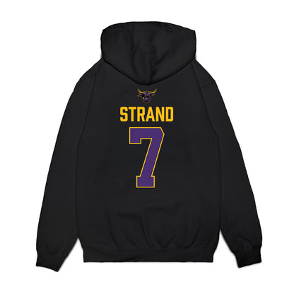 Minn. St. - NCAA Men's Ice Hockey : Bryce Strand - Vintage Shersey Premium Hooded Sweatshirt-1