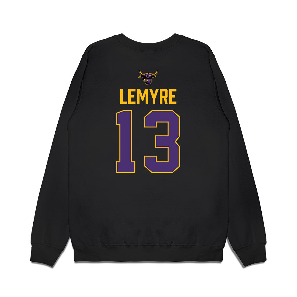 Minn. St. - NCAA Men's Ice Hockey : Tristan Lemyre - Vintage Shersey Premium Crewneck Sweatshirt-1