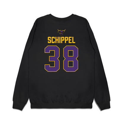Minn. St. - NCAA Women's Ice Hockey : Jaya Schippel - Vintage Shersey Premium Crewneck Sweatshirt-1