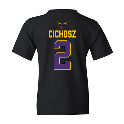 Minn. St. - NCAA Women's Ice Hockey : Mika Cichosz - Vintage Shersey Youth T-Shirt-1