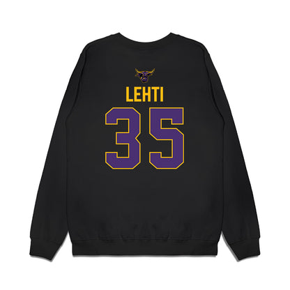 Minn. St. - NCAA Men's Ice Hockey : Lassi Lehti - Vintage Shersey Premium Crewneck Sweatshirt-1