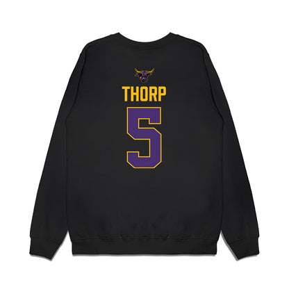 Minn. St. - NCAA Men's Ice Hockey : Gus Thorp - Vintage Shersey Premium Crewneck Sweatshirt-1