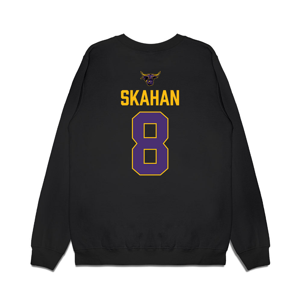 Minn. St. - NCAA Men's Ice Hockey : Will Skahan - Vintage Shersey Premium Crewneck Sweatshirt-1