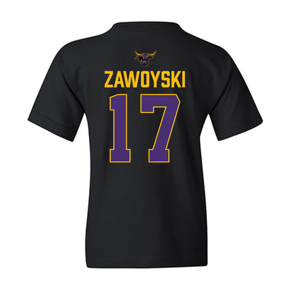Minn. St. - NCAA Women's Ice Hockey : Lauren Zawoyski - Vintage Shersey Youth T-Shirt-1