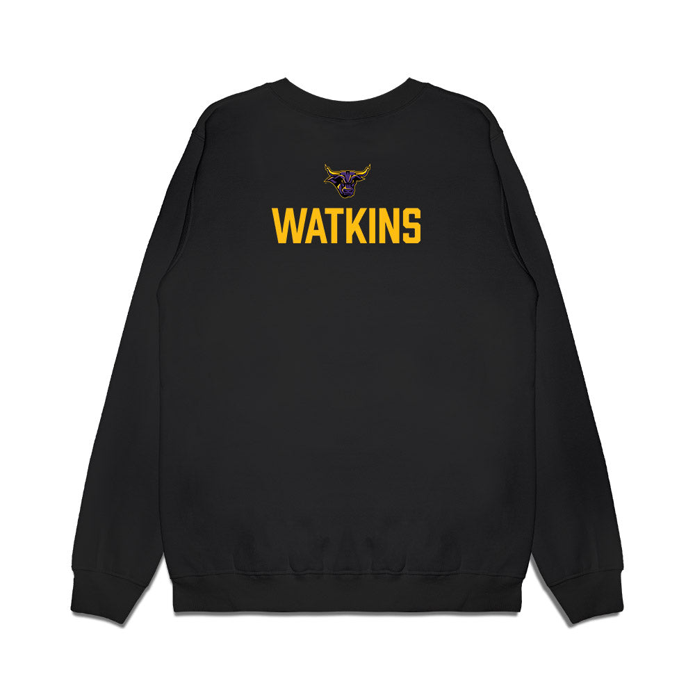 Minn. St. - NCAA Men's Ice Hockey : Liam Watkins - Vintage Shersey Premium Crewneck Sweatshirt-1