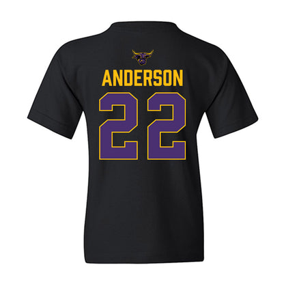 Minn. St. - NCAA Women's Ice Hockey : Tori Anderson - Vintage Shersey Youth T-Shirt-1
