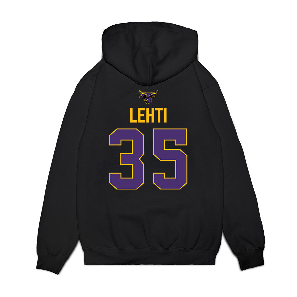 Minn. St. - NCAA Men's Ice Hockey : Lassi Lehti - Vintage Shersey Premium Hooded Sweatshirt-1