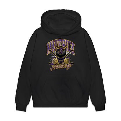 Minn. St. - NCAA Men's Ice Hockey : Bryce Strand - Vintage Shersey Premium Hooded Sweatshirt-0