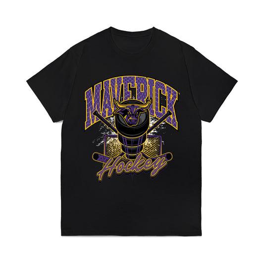 Minn. St. - NCAA Women's Ice Hockey : Taylor Otremba - Vintage Shersey Comfort Colors T-Shirt-0