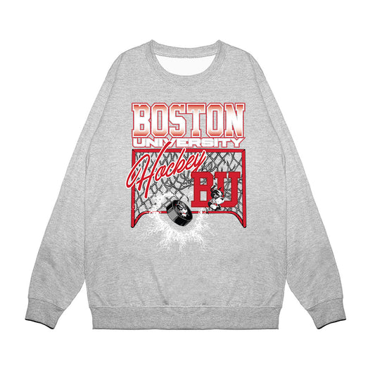 BU - NCAA Men's Ice Hockey : Kamil Bednarik - Vintage Shersey Premium Crewneck Sweatshirt-0