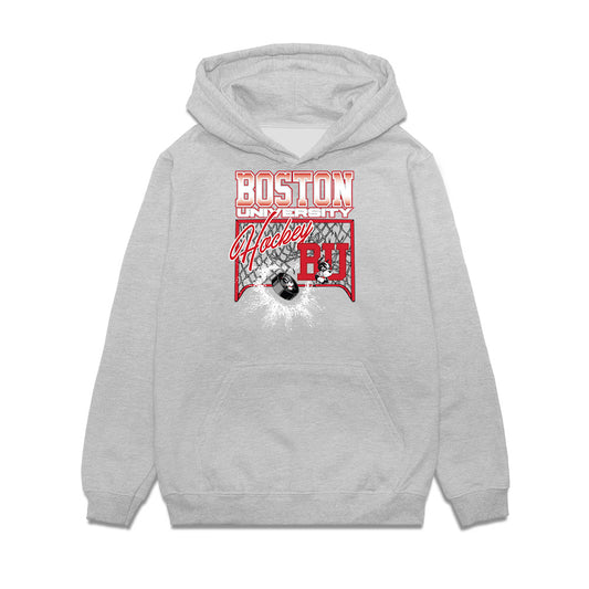 BU - NCAA Men's Ice Hockey : Kamil Bednarik - Vintage Shersey Premium Hooded Sweatshirt-0