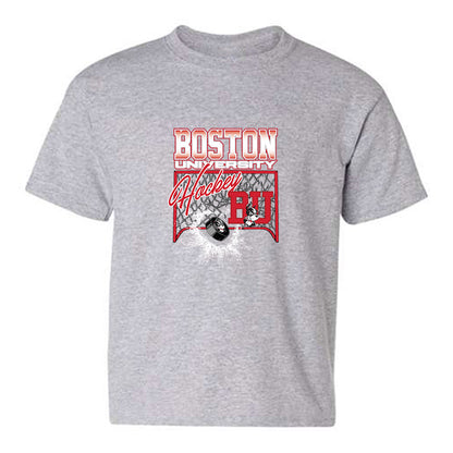 BU - NCAA Men's Ice Hockey : Jay Feldberg - Vintage Shersey Youth T-Shirt-0