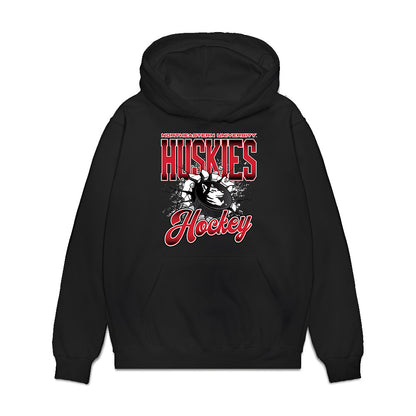 Northeastern - NCAA Women's Ice Hockey : Peyton Compton - Vintage Shersey Premium Hooded Sweatshirt-0