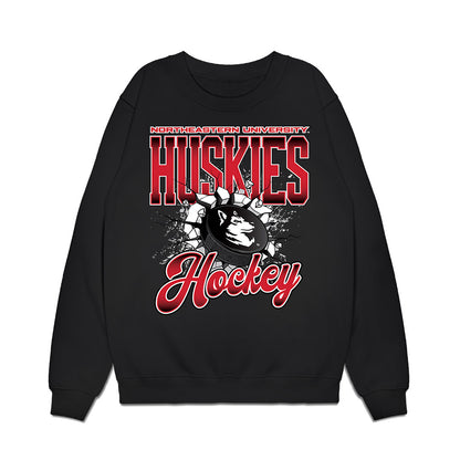 Northeastern - NCAA Men's Ice Hockey : Ethan Fredericks - Vintage Shersey Premium Crewneck Sweatshirt-0