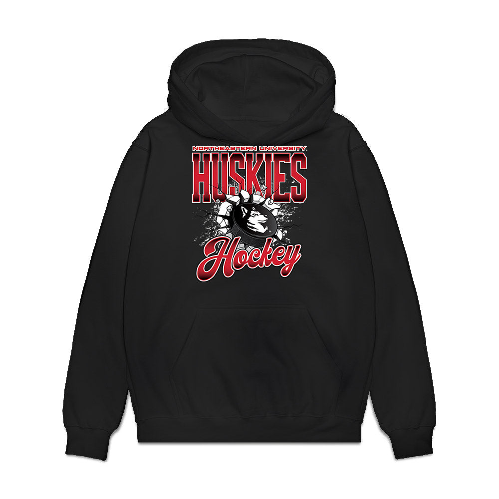 Northeastern - NCAA Men's Ice Hockey : Griffin Erdman - Vintage Shersey Premium Hooded Sweatshirt-0