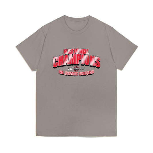 NC State - NCAA Men's Soccer : - NCAA® National Champs Comfort Colors T-Shirt-0