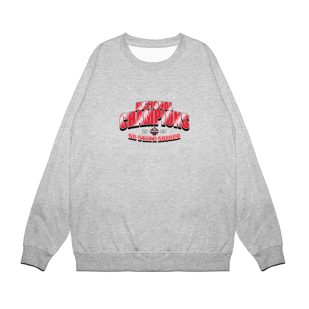 NC State - NCAA Men's Soccer : - NCAA® National Champs Premium Crewneck Sweatshirt-0