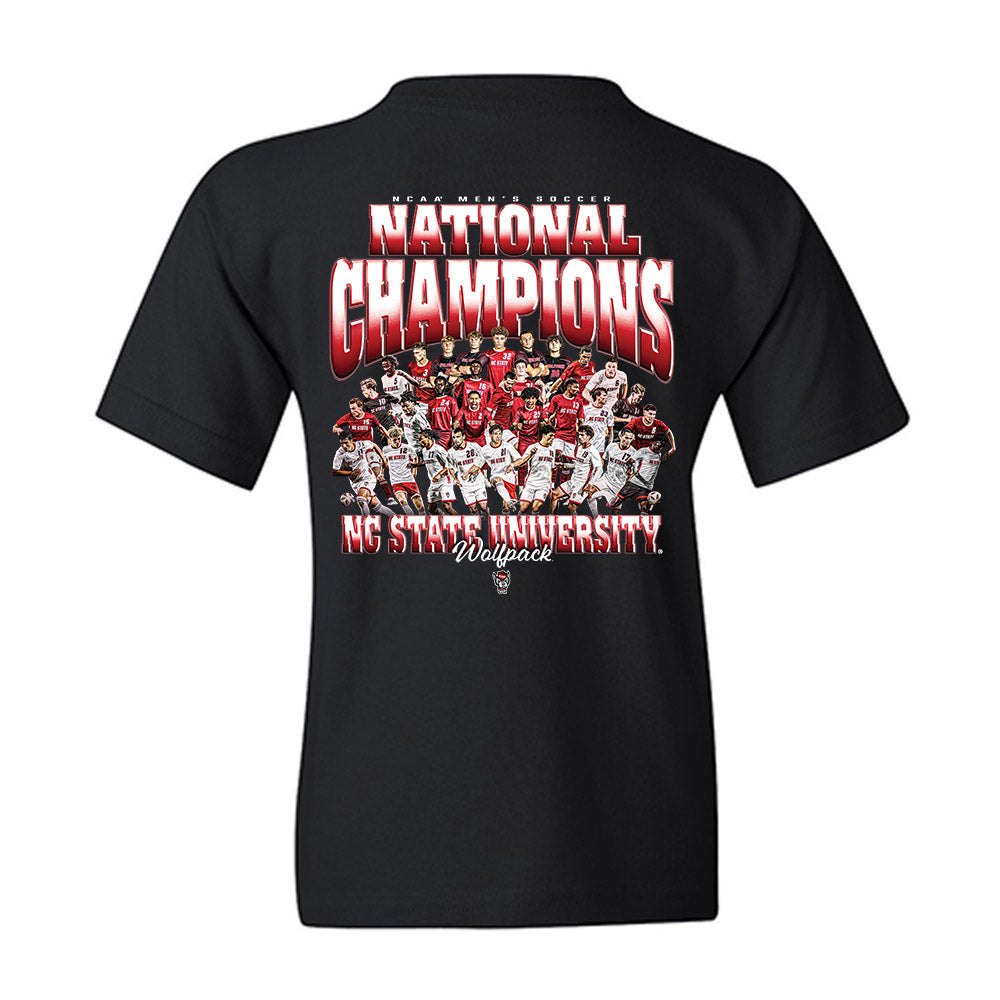 NC State - NCAA Men's Soccer : - NCAA® National Champs Youth T-Shirt-1
