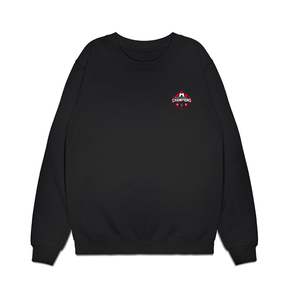 NC State - NCAA Men's Soccer : - NCAA® National Champs Premium Crewneck Sweatshirt-0