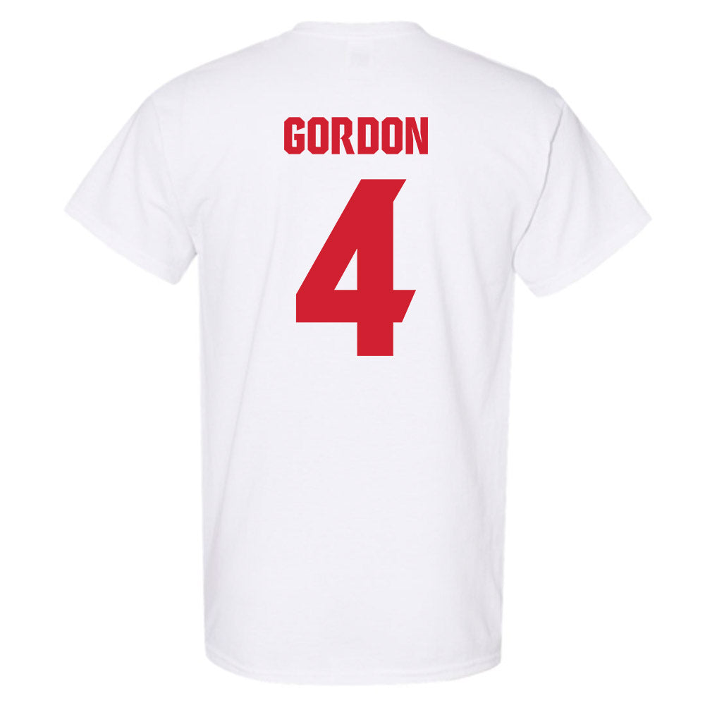 NC State - NCAA Men's Soccer : Joshua Gordon - NCAA® National Champs T-Shirt-1